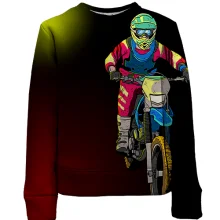 Детский 3D свитшот Moto Freestyle