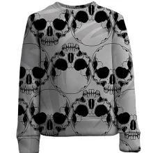 Детский 3D свитшот Skull pattern