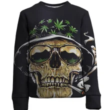 Дитячий 3D світшот Rasta Skull