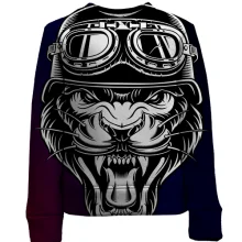 Детский 3D свитшот Lion Head Pop Art