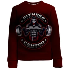 Детский 3D свитшот Gorilla Fitness Center