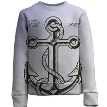 Детский 3D свитшот Ship Anchor