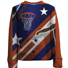 Дитячий 3D світшот Basketball Collage