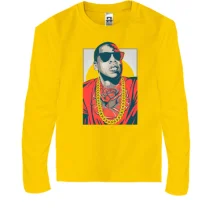 Дитячий лонгслів з Jay-Z і квіткою