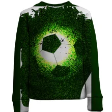 Дитячий 3D світшот Football Grass Head