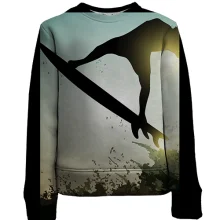 Детский 3D свитшот Surfer Silhouette