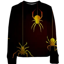 Детский 3D свитшот Yellow Spiders