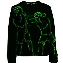 Дитячий 3D світшот Boxers Green line