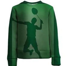 Детский 3D свитшот Tennis player Silhouette