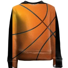 Детский 3D свитшот Big Basketball pattern