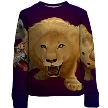 Дитячий 3D світшот Wild Animals