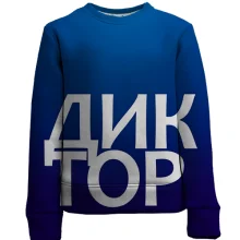 Дитячий 3D світшот ДИКТОР
