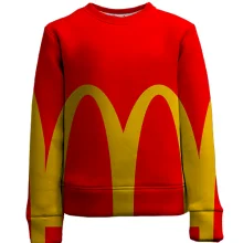 Детский 3D свитшот Mc Donalds pattern