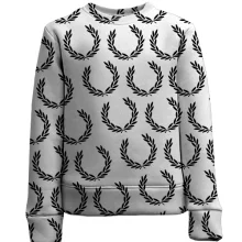 Детский 3D свитшот Fred Perry pattern