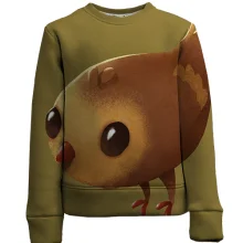 Детский 3D свитшот Brown bird