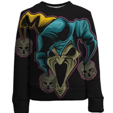 Детский 3D свитшот Scary Joker