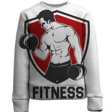 Детский 3D свитшот Fitness Club.