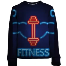 Детский 3D свитшот Fitness.