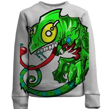 Детский 3D свитшот Chameleon Art
