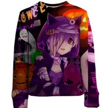 Дитячий 3D світшот Anime halloween girls