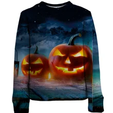 Дитячий 3D світшот Halloween pumpkins