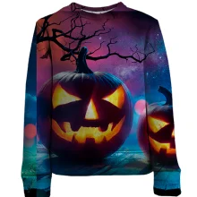 Дитячий 3D світшот Halloween pumpkins 2