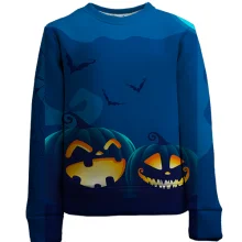 Дитячий 3D світшот Halloween pumpkins 4