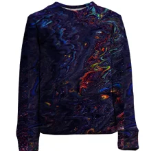 Дитячий 3D світшот Abstraction neon drops