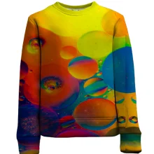 Дитячий 3D світшот Rainbow drops 2