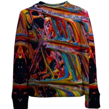 Дитячий 3D світшот Multicolor abstraction 3