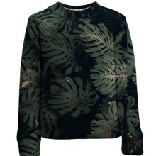 Дитячий 3D світшот Green leaves pattern 3