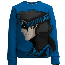 Дитячий 3D світшот NIGHTWING з героєм у масці