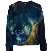 Дитячий 3D світшот Glowing deer