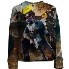 Дитячий 3D світшот Watch Dogs 2 з Маркусом Холлоуеєм