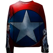 Детский 3D свитшот Avengers in a row