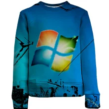 Детский 3D свитшот Windows print