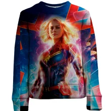 Детский 3D свитшот Captain Marvel