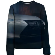 Детский 3D свитшот White Tesla.