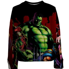 Детский 3D свитшот Avangers comics