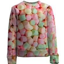 Дитячий 3D світшот Marshmallow pattern