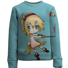 Дитячий 3D світшот Anime girl. Umbrella