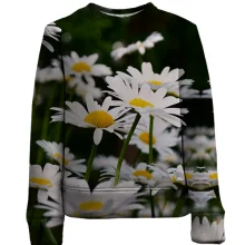 Дитячий 3D світшот Chamomile pattern