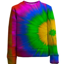 Дитячий 3D світшот Rainbow stains