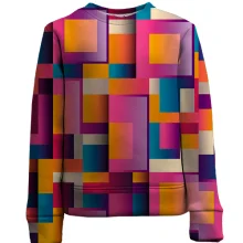 Дитячий 3D світшот Colored squares