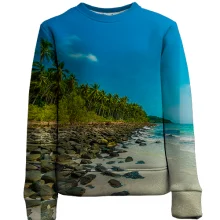 Дитячий 3D світшот Uninhabited island