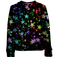 Дитячий 3D світшот Multicolored stars