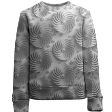 Дитячий 3D світшот Silver abstraction
