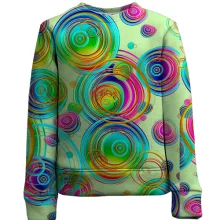 Дитячий 3D світшот Rainbow circles on the water