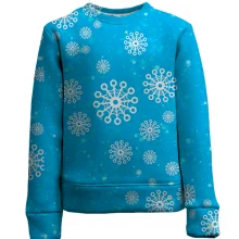 Детский 3D свитшот Snowflakes pattern