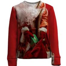 Детский 3D свитшот Santa Claus with a bag